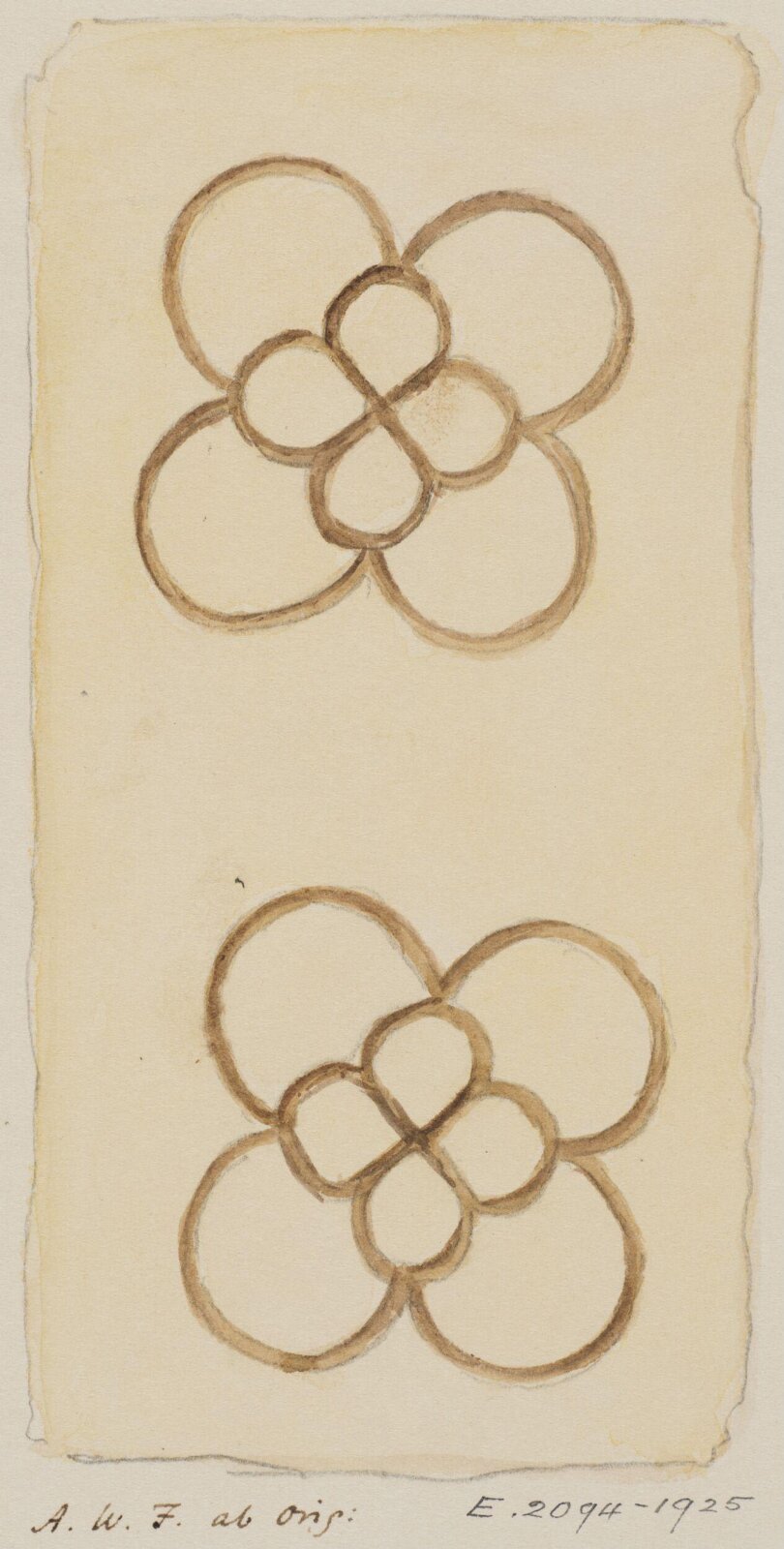 Drawing, Augustus Franks, ca. 1850-1897