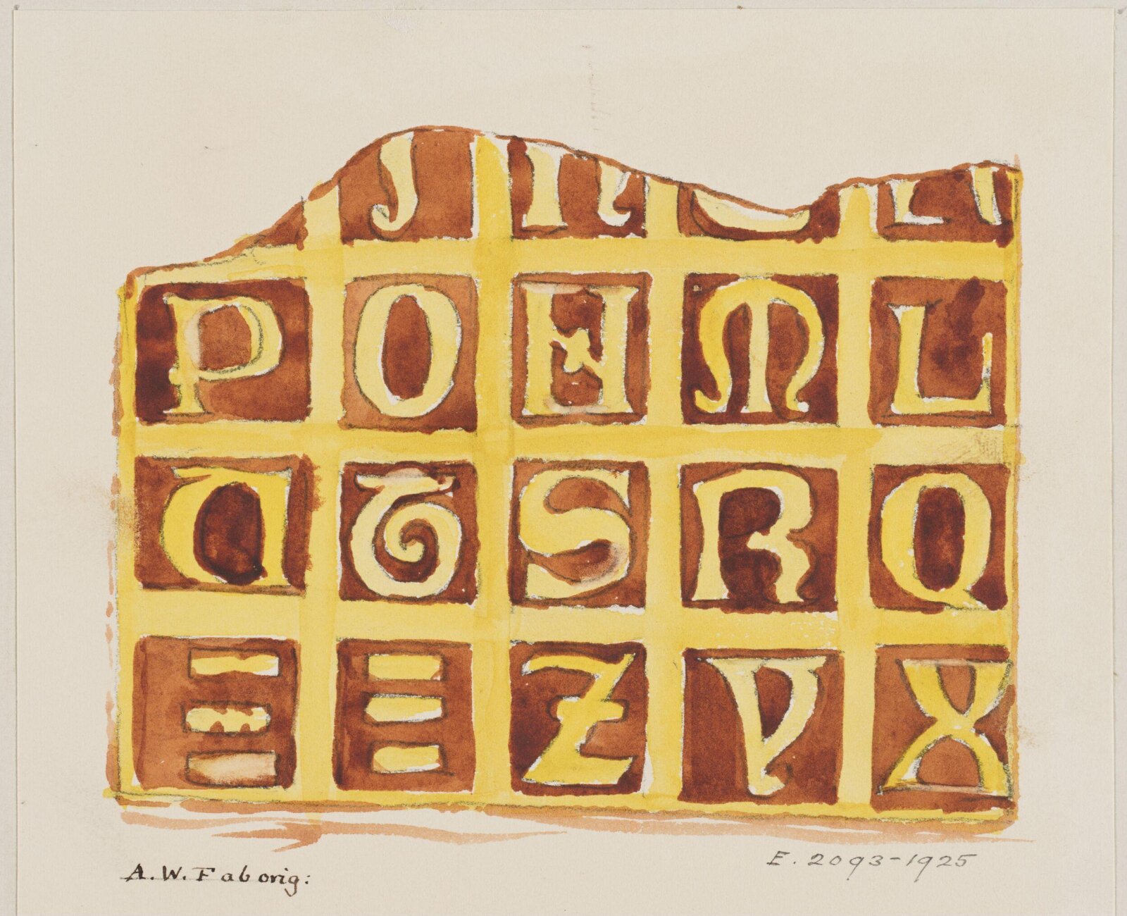 Drawing, Augustus Franks, ca. 1850-1897