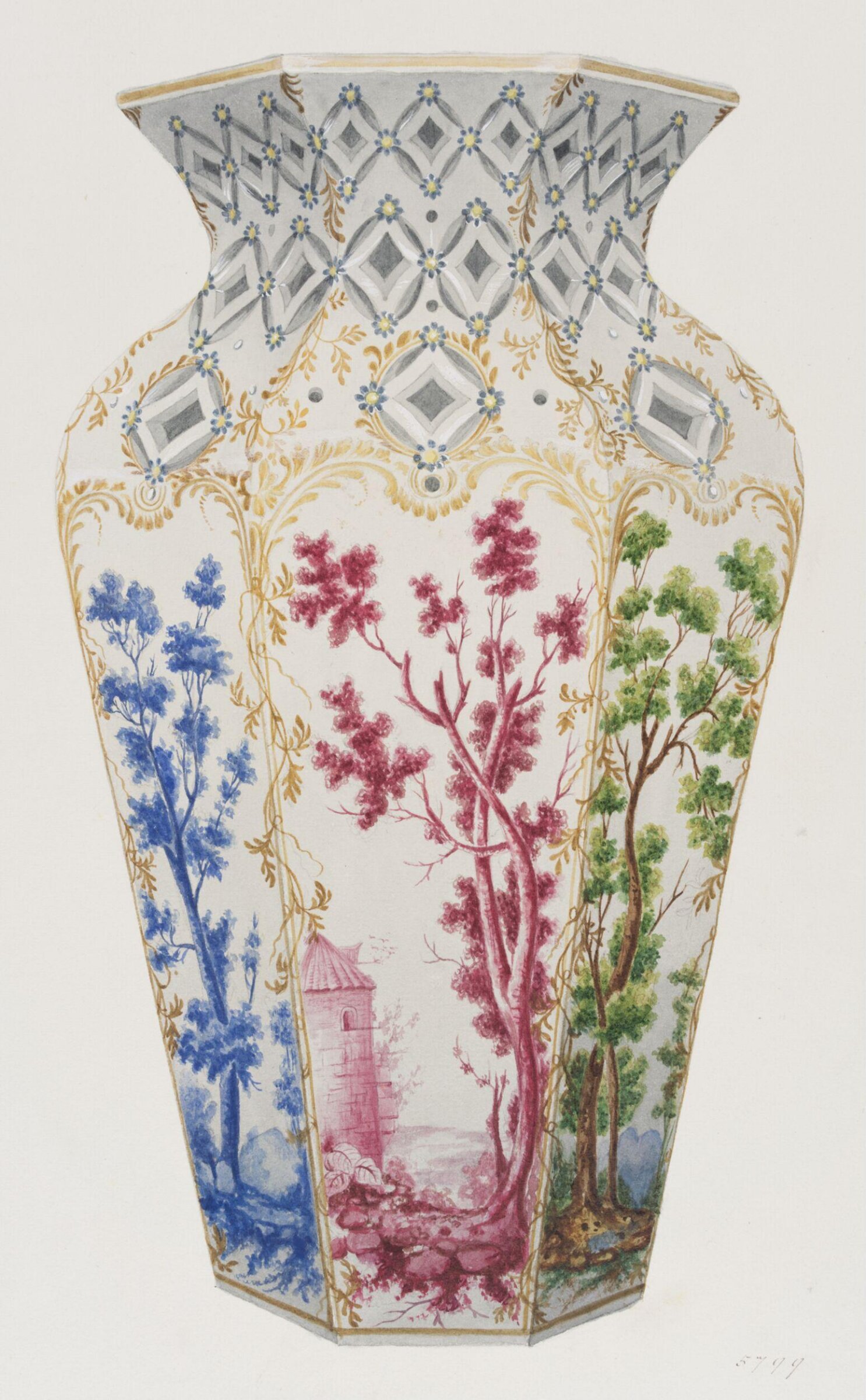Drawing, Priscilla Anna Fry, c. 1860-1868