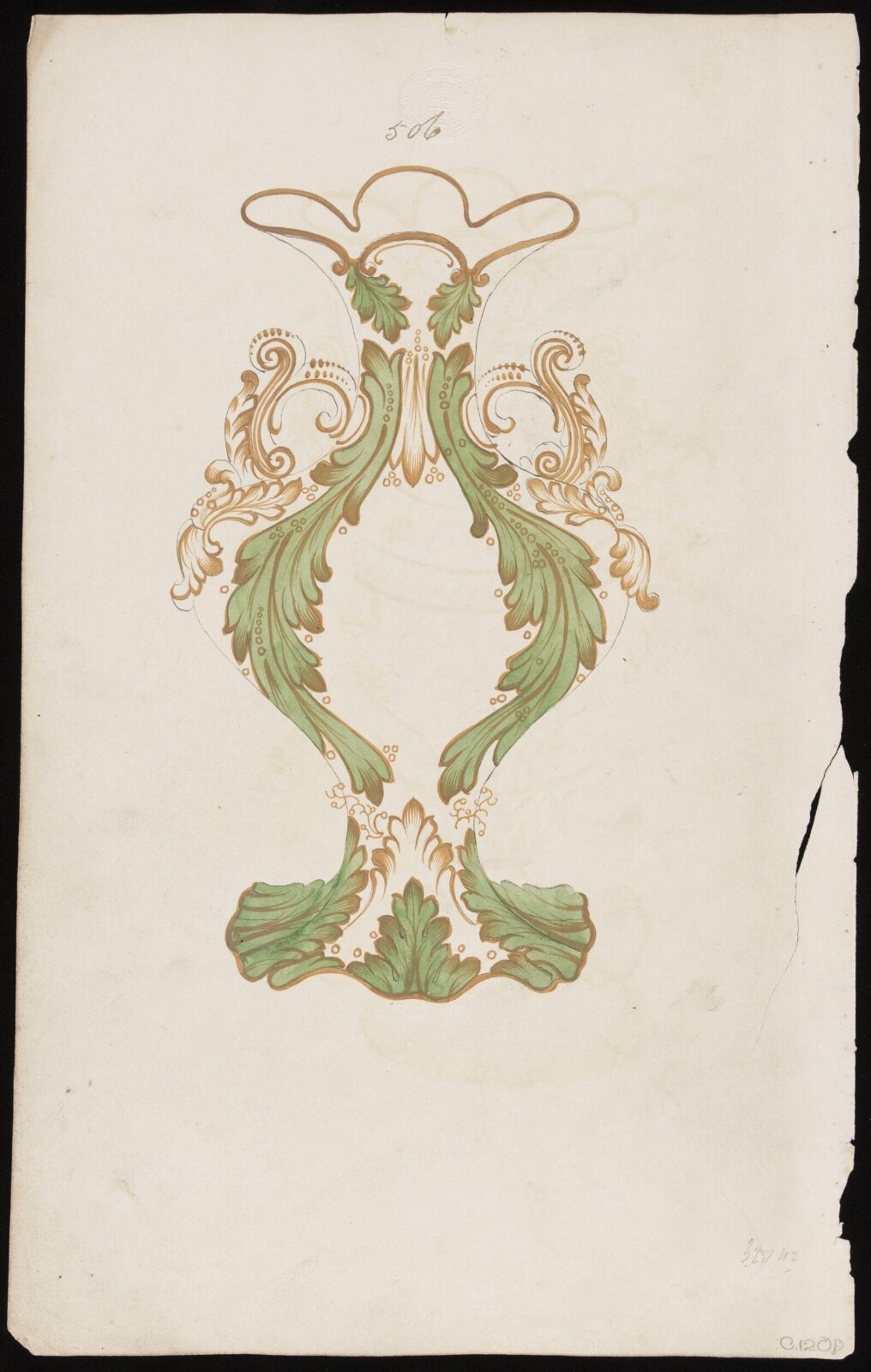 Drawing, H. & R. Daniel, 1820s