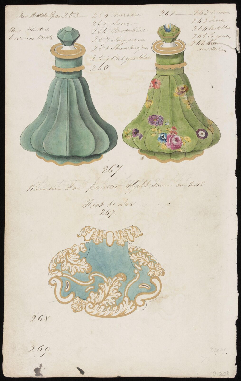 Drawing, H. & R. Daniel, 1820s