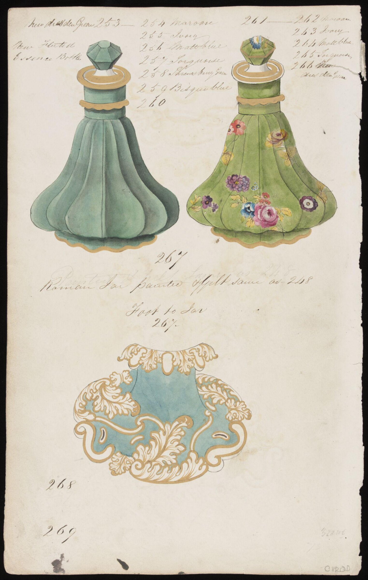 Drawing, H. & R. Daniel, 1820s