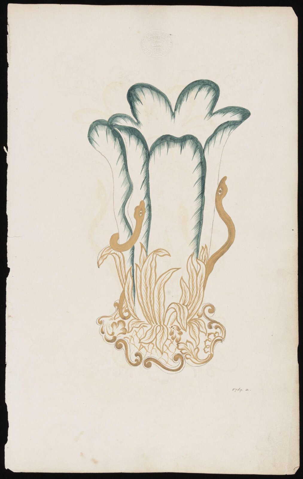 Drawing, H. & R. Daniel, 1820s