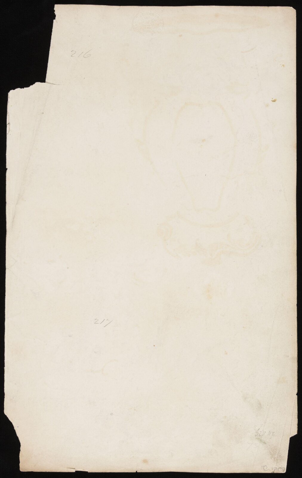 Drawing, H. & R. Daniel, 1820s