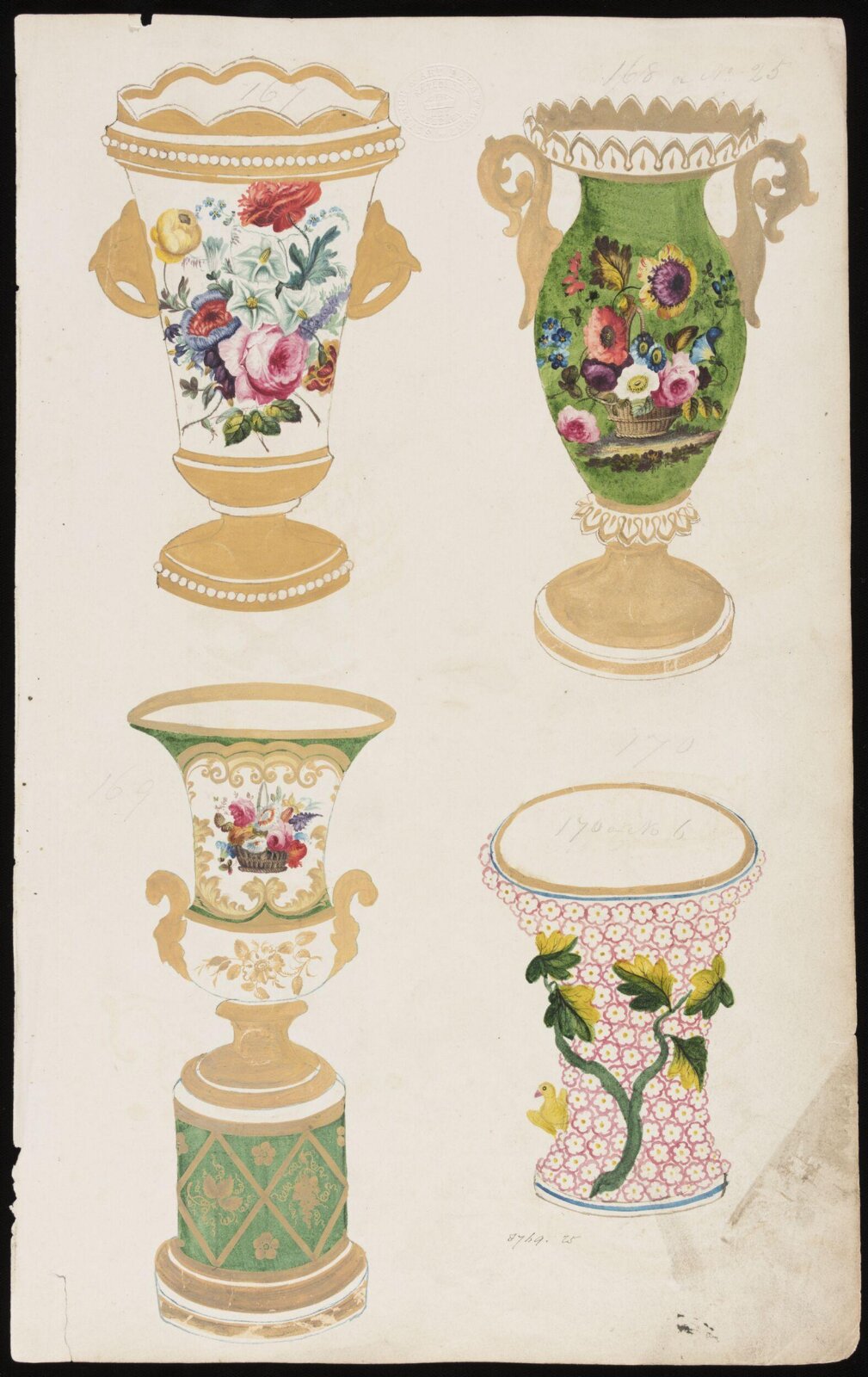 Drawing, H. & R. Daniel, 1820s