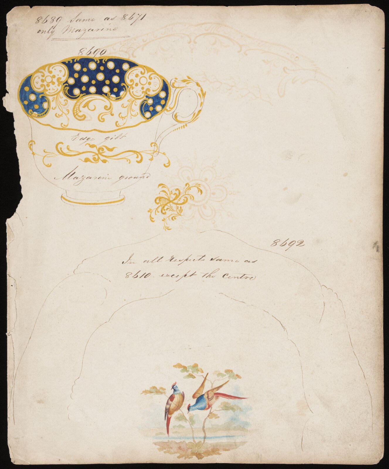 Drawing, ca. 1840-1846