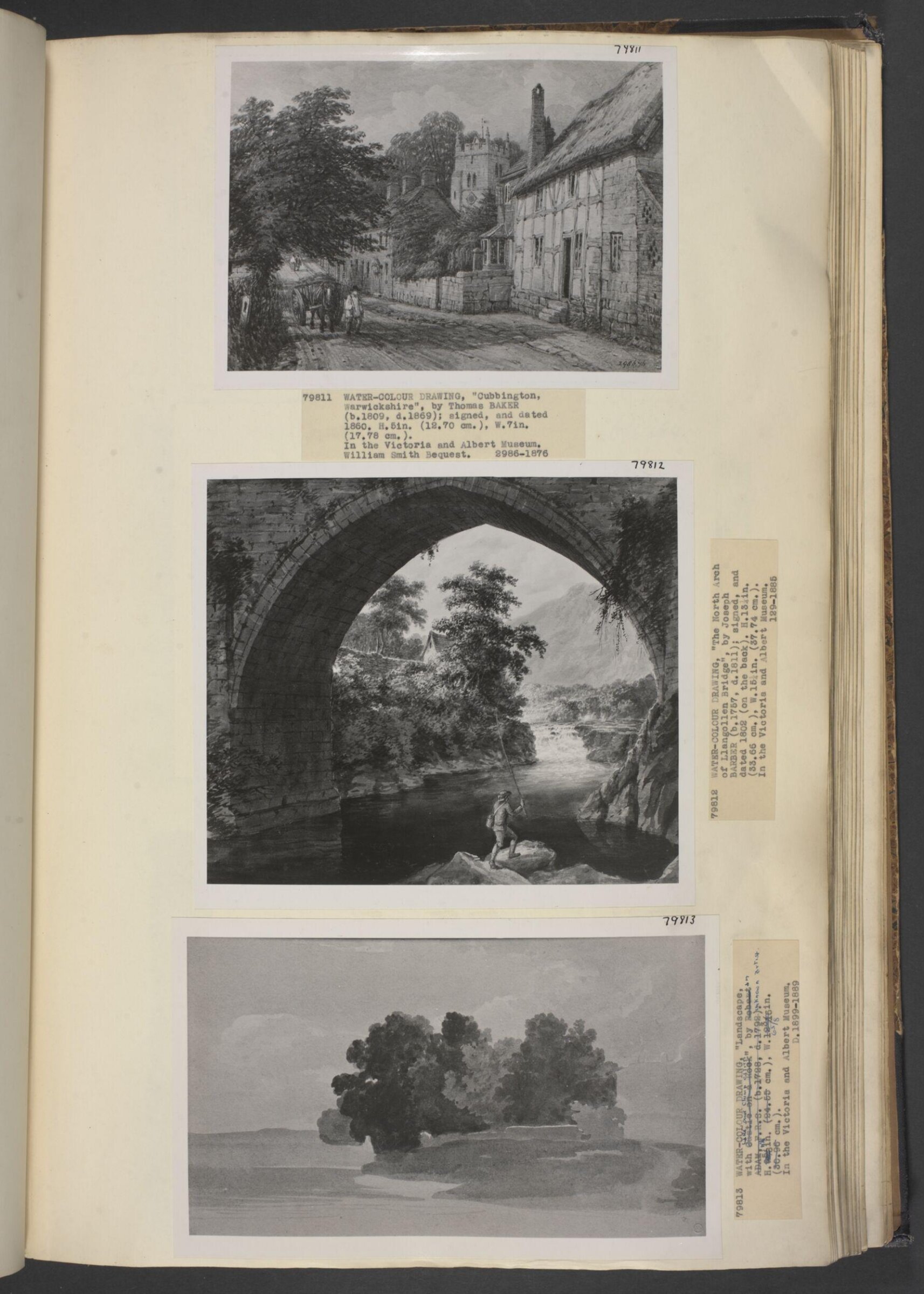 Clubbington in Warwickshire, Thomas Baker, 1860