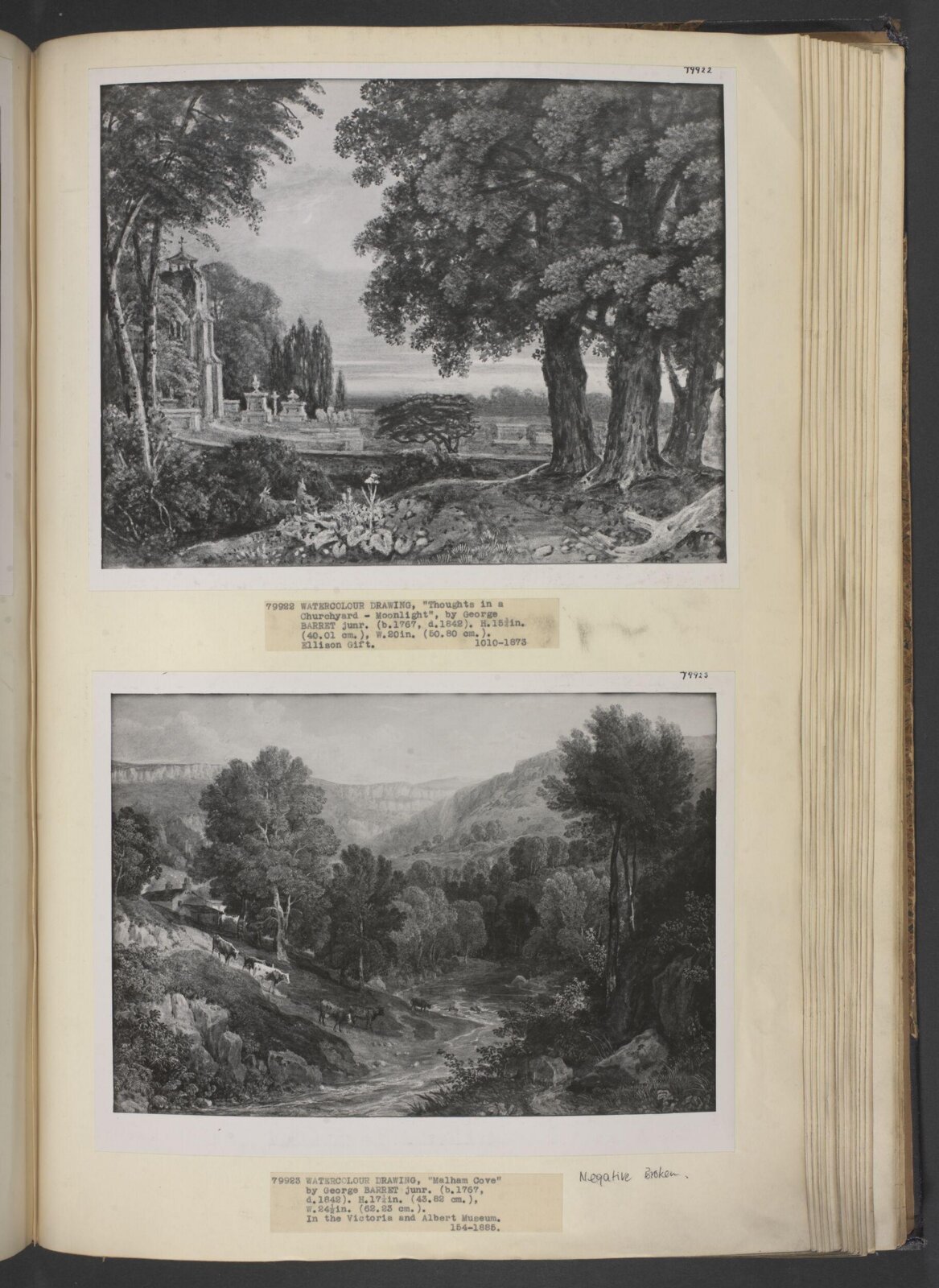 Malham Cove, Barret, ок. 1790–1842