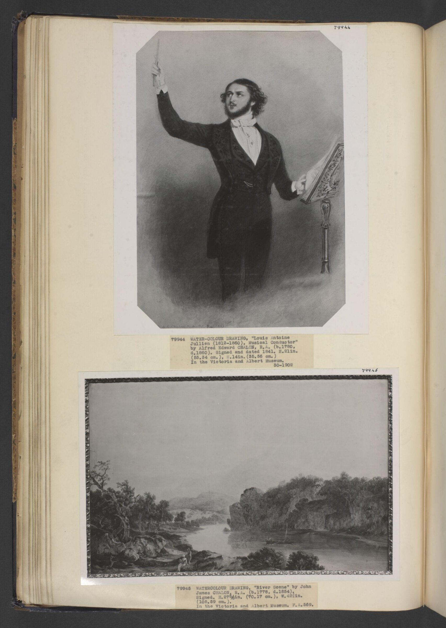 A River Scene, Chalon, 1800s