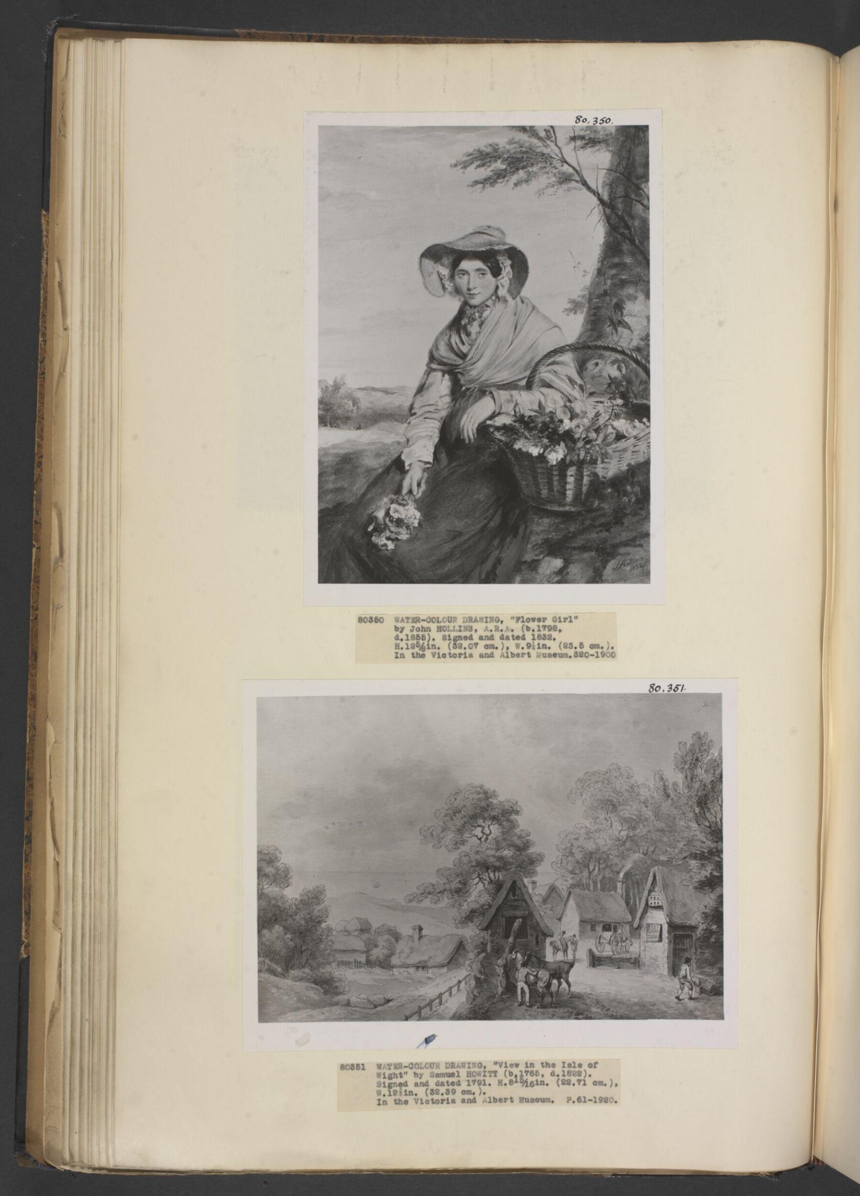 View in the Isle of Wight, Howitt, 1791