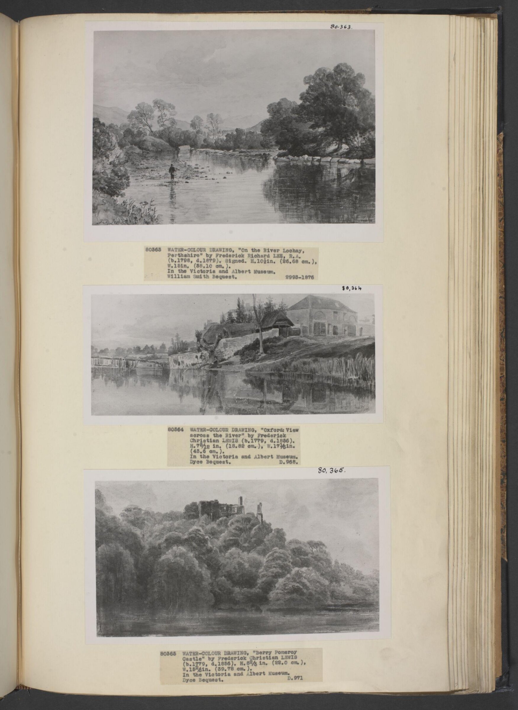On the River Lochay, Perthshire, Frederick Lee, mid 19th century