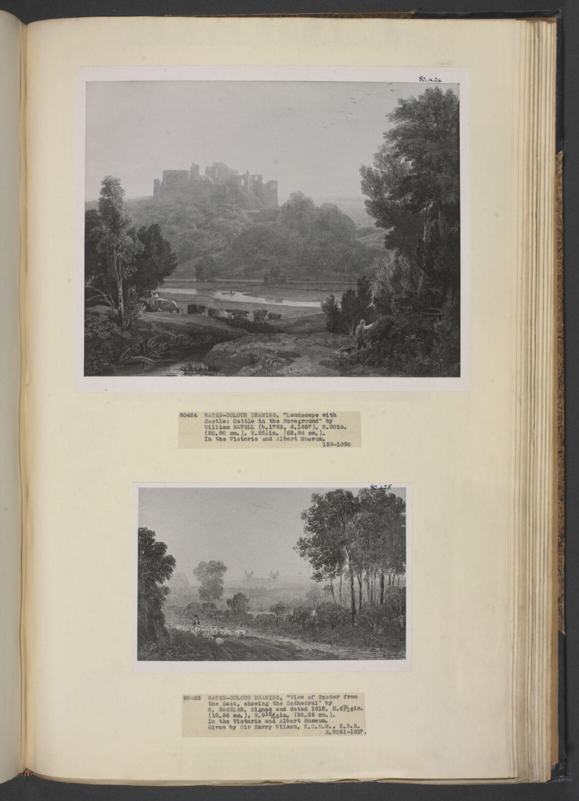 Watercolour, Henry Haseler, 1816