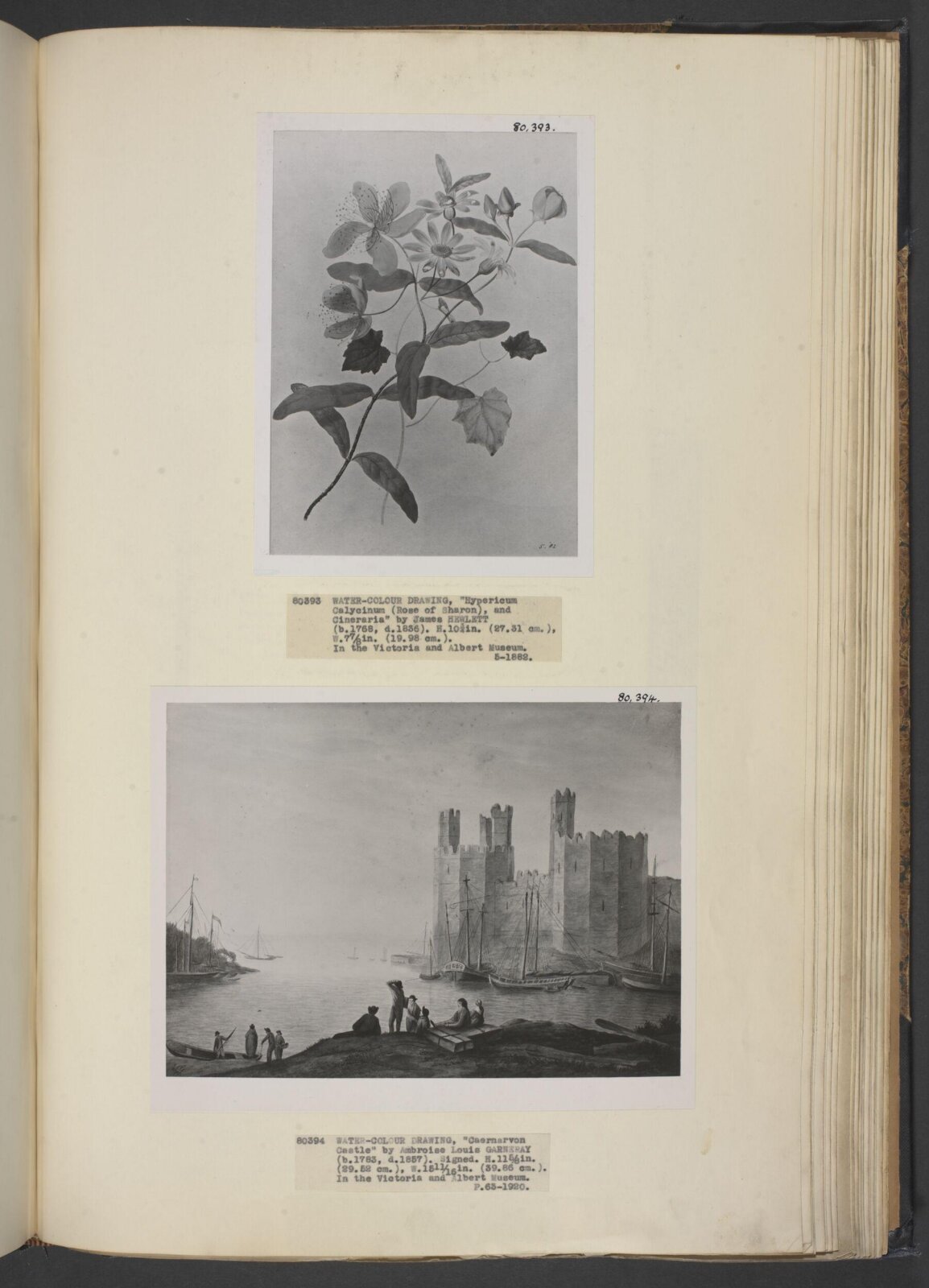 Carnarvon Castle, Ambroise Louis Garneray, ca. 1806-1814