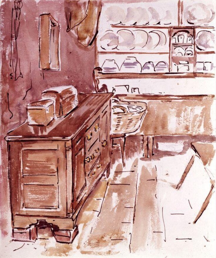 Study for Mrs Tiggy-winkle's kitchen top image