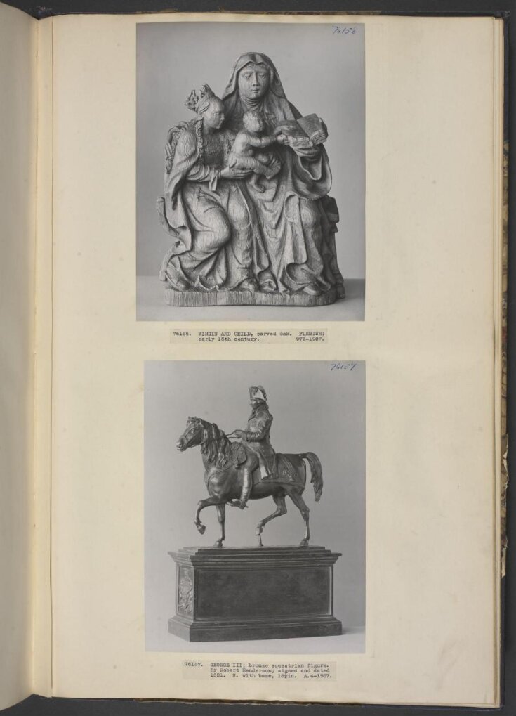 Equestrian statuette of George III top image