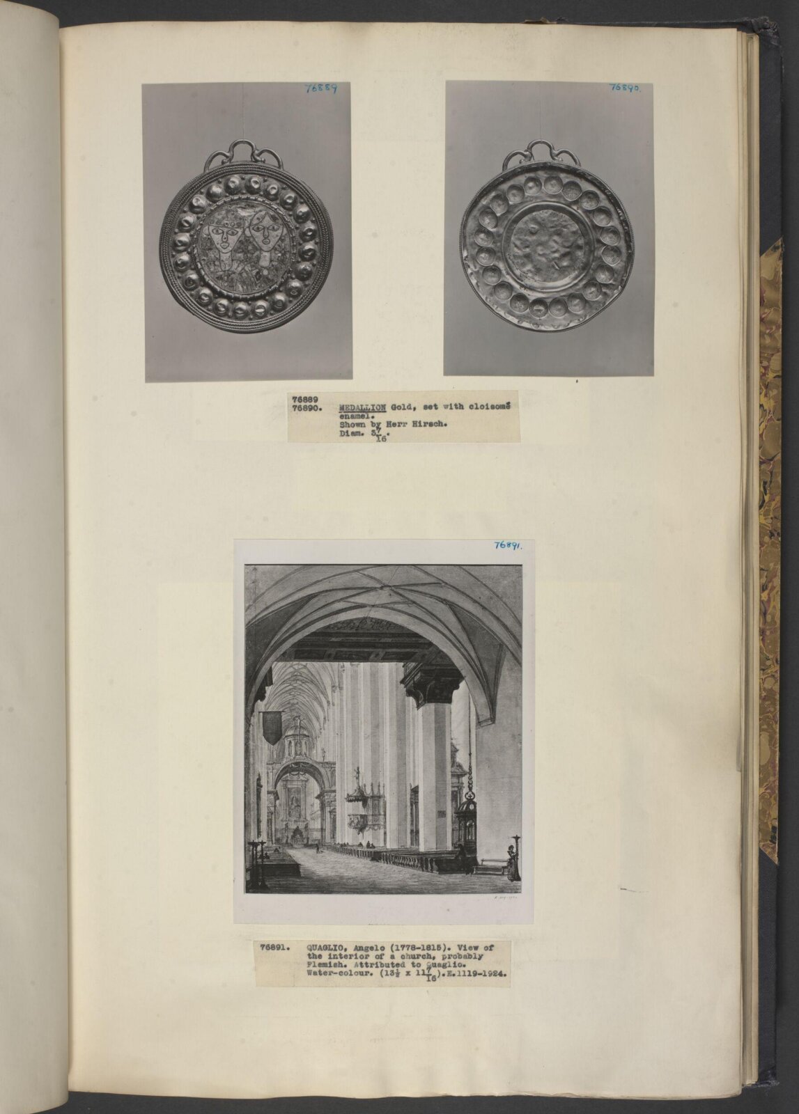 Drawing, Angelo Quaglio, c.1800s