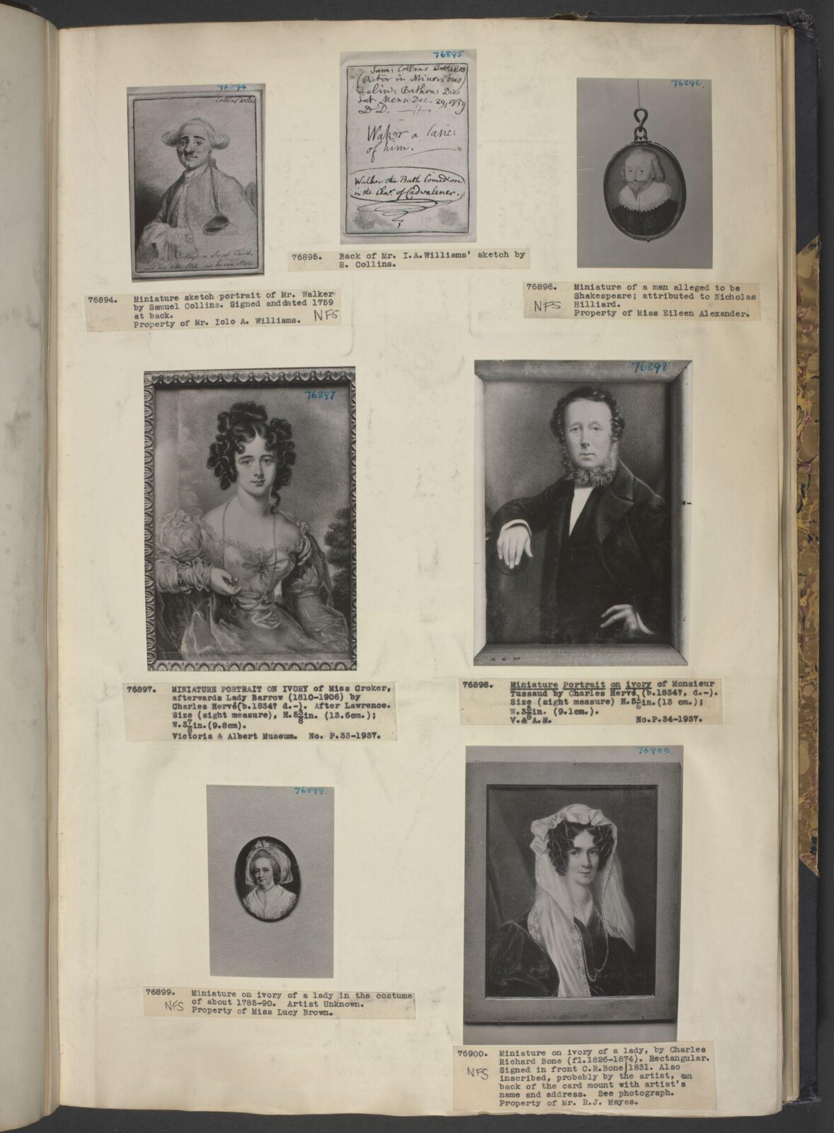 Rosamund Croker, Charles Samuel Hervé, third quarter 19th century