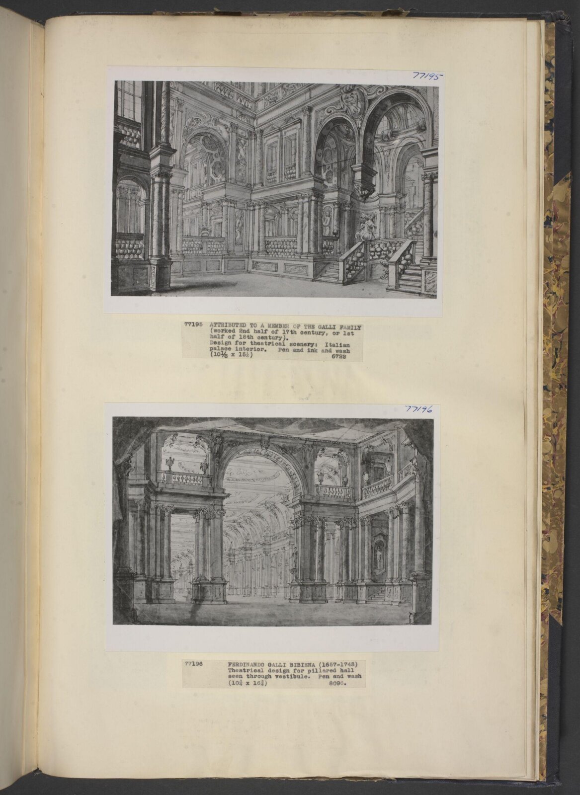 Drawing, Ferdinando Galli Bibiena, c. 1677-1743