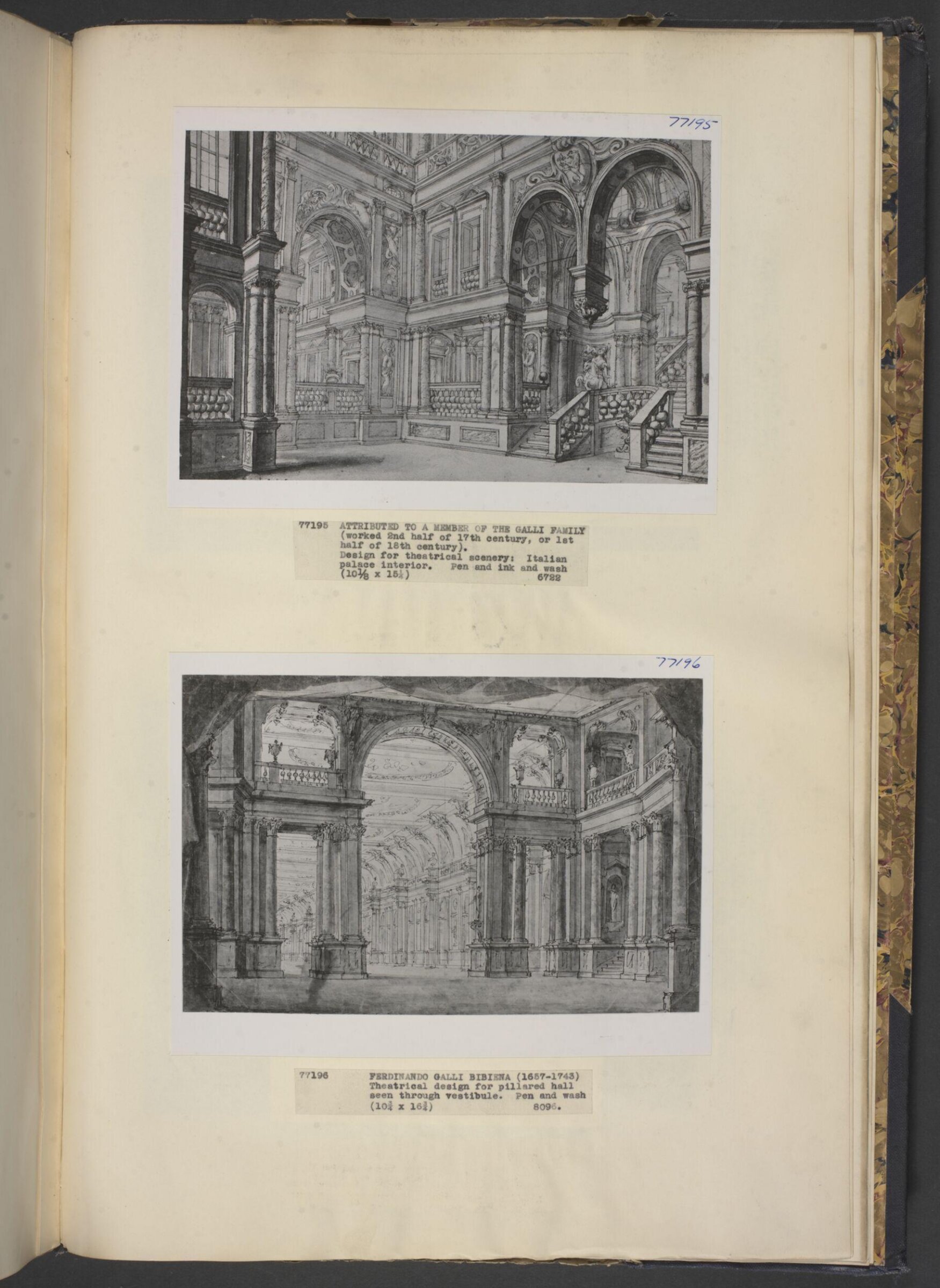Drawing, Ferdinando Galli Bibiena, c. 1677-1743