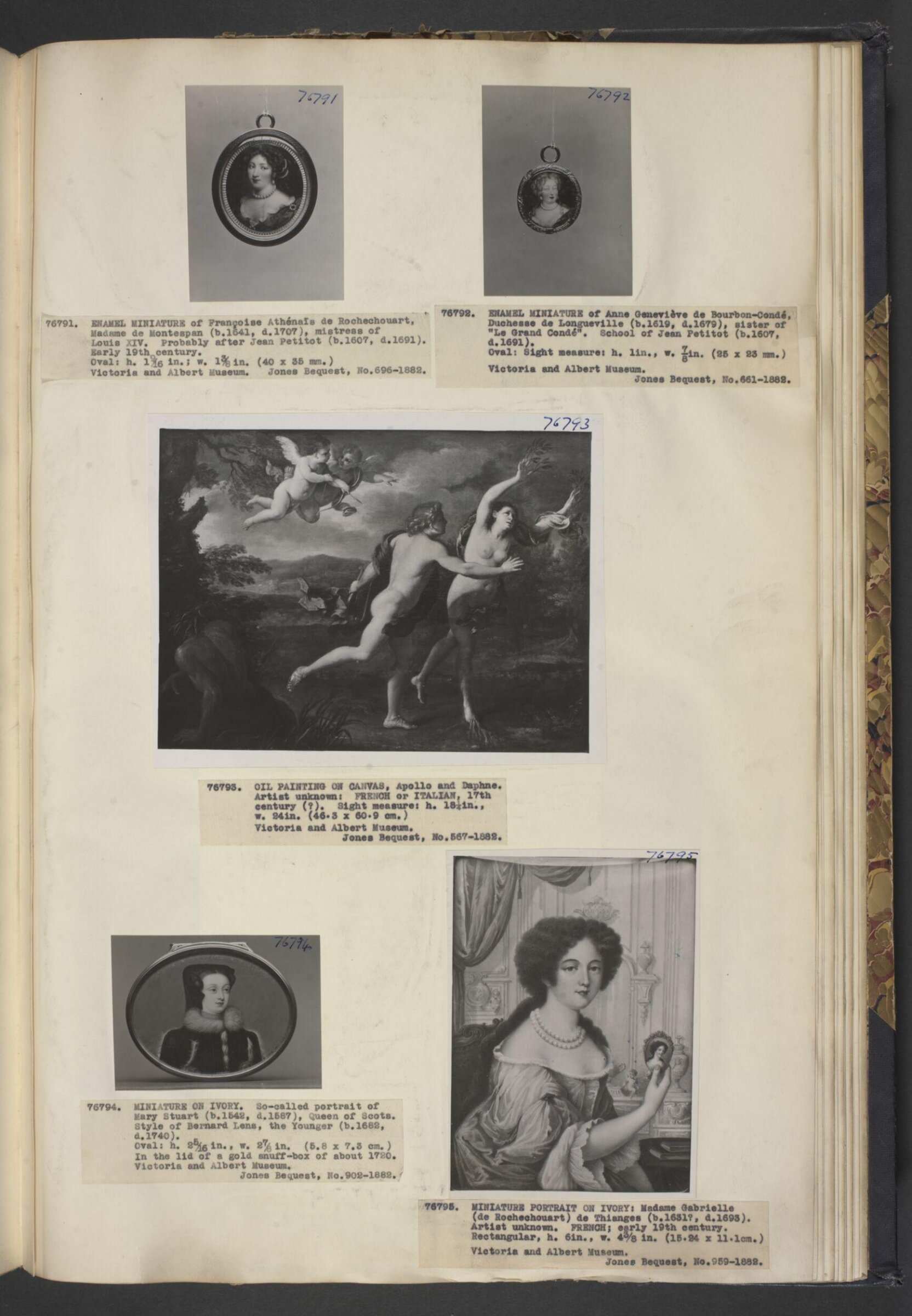 Françoise Athénaïs de Rochechouart, Madame de Montespan, Petitot, ca. early 19th century