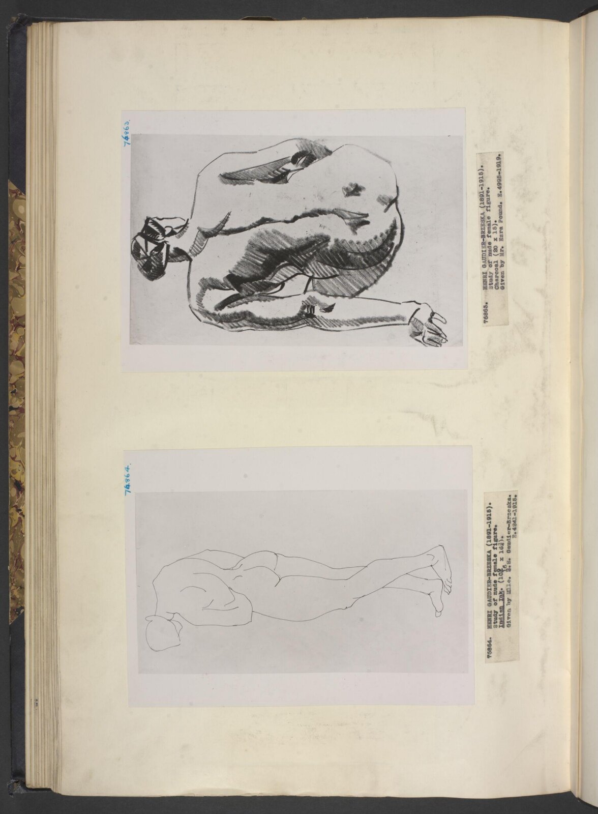 Drawing, Henri Gaudier-Brzeska, 1910-15