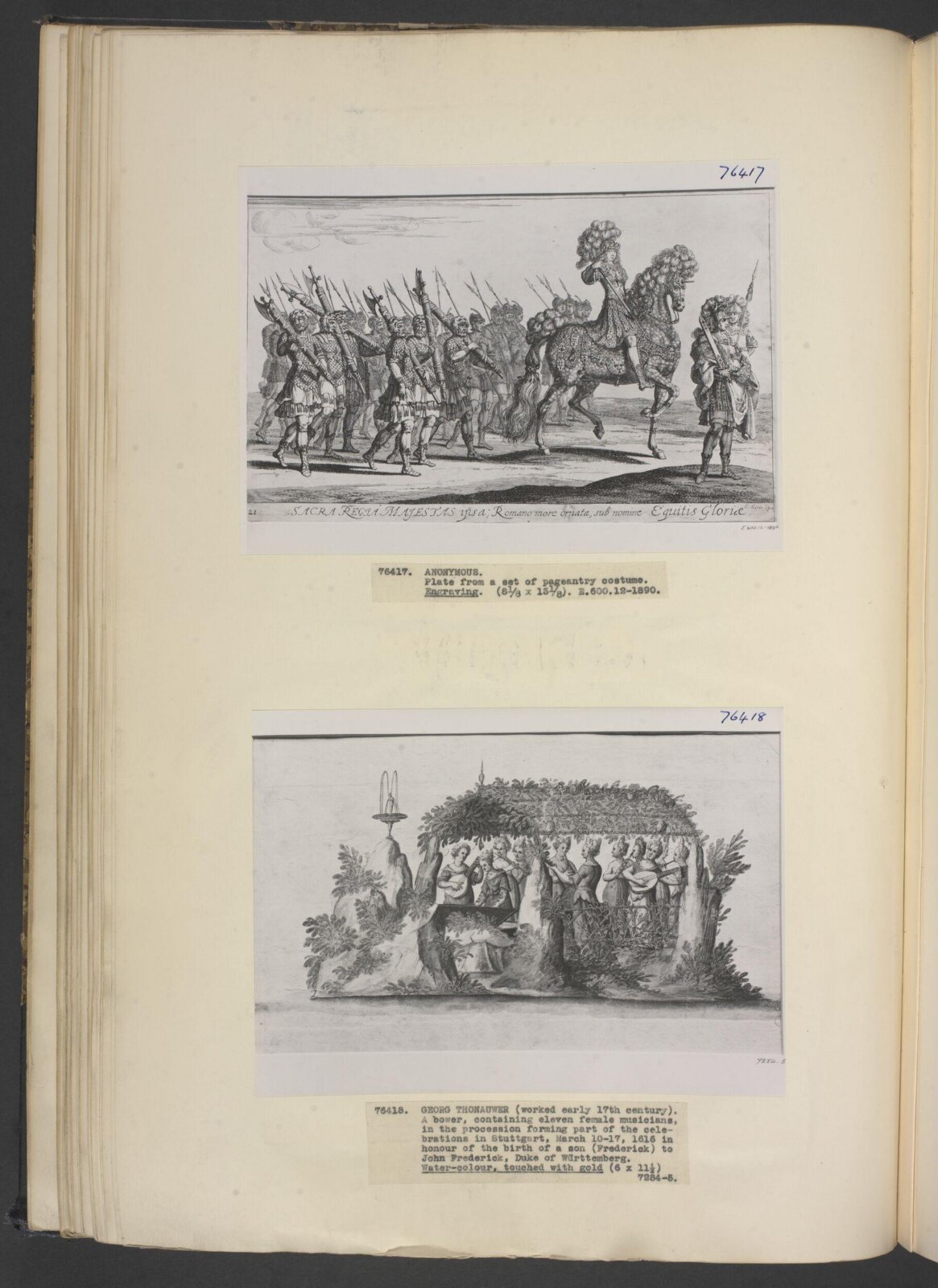 Drawing, Georg Donauer, 17th century