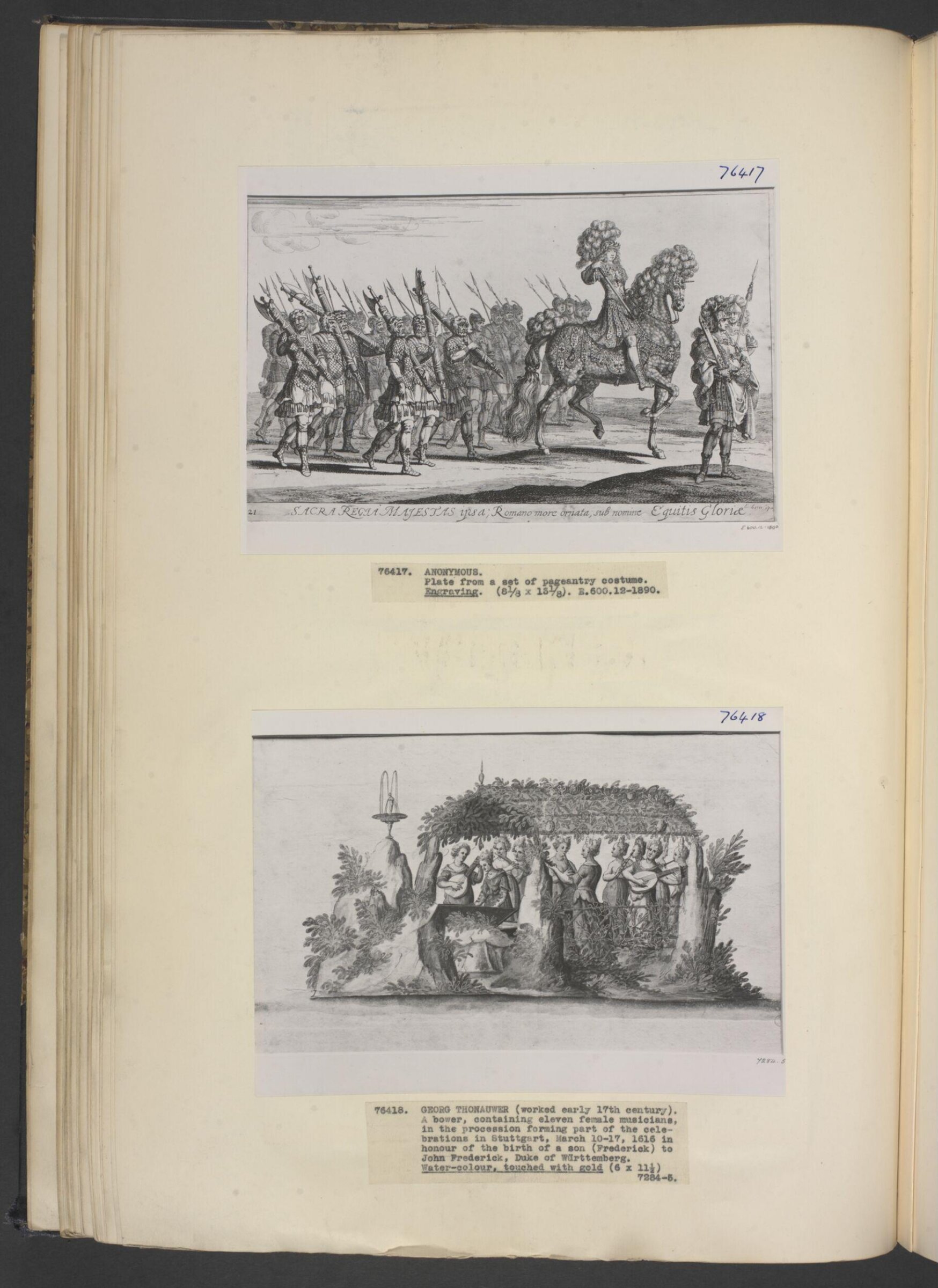 Drawing, Georg Donauer, 17th century