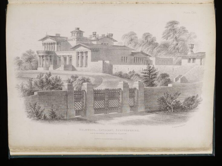 Villa and cottage architecture : select examples of country and suburban residence recently erected. With a full descriptive notice of each building image
