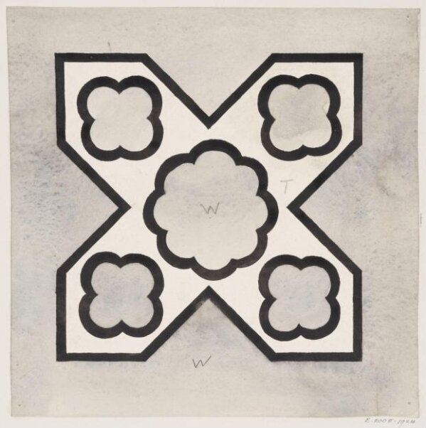 Drawing of Tile Decoration | Richmond, Ernest Tatham | V&A Explore The ...