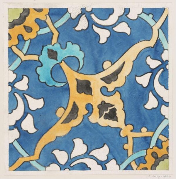 Drawing of Tile Decoration | Richmond, Ernest Tatham | V&A Explore The ...