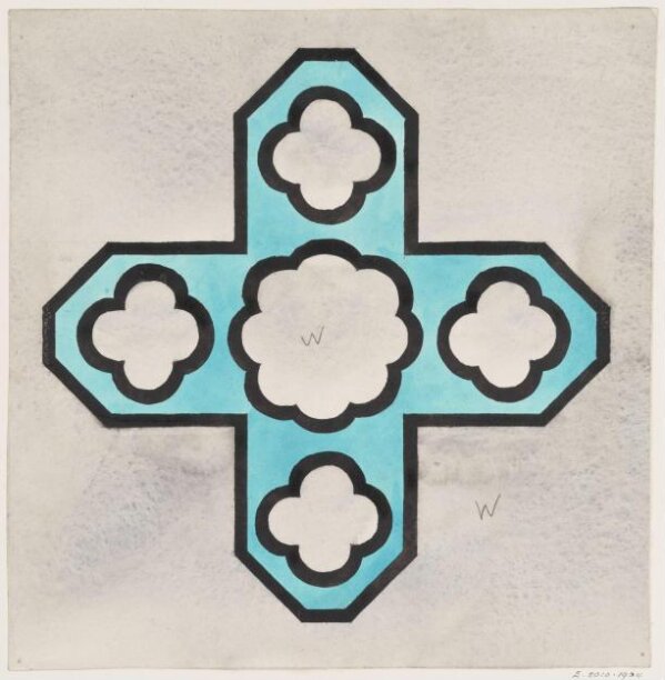 Drawing of Tile Decoration | Richmond, Ernest Tatham | V&A Explore The ...