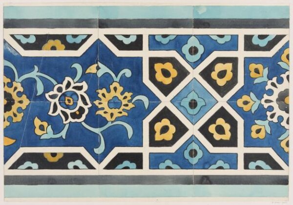 Drawing of Tile Decoration | Richmond, Ernest Tatham | V&A Explore The ...