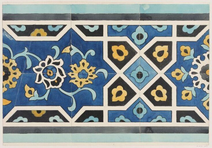 Drawing of Tile Decoration top image