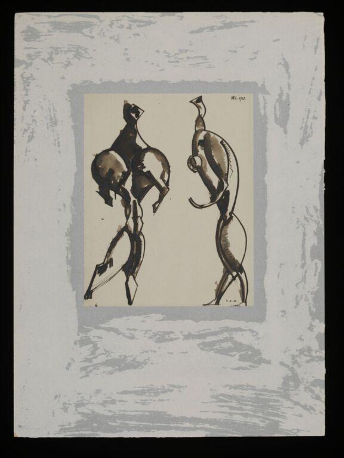 Chickens, Percy Wyndham Lewis, 1912