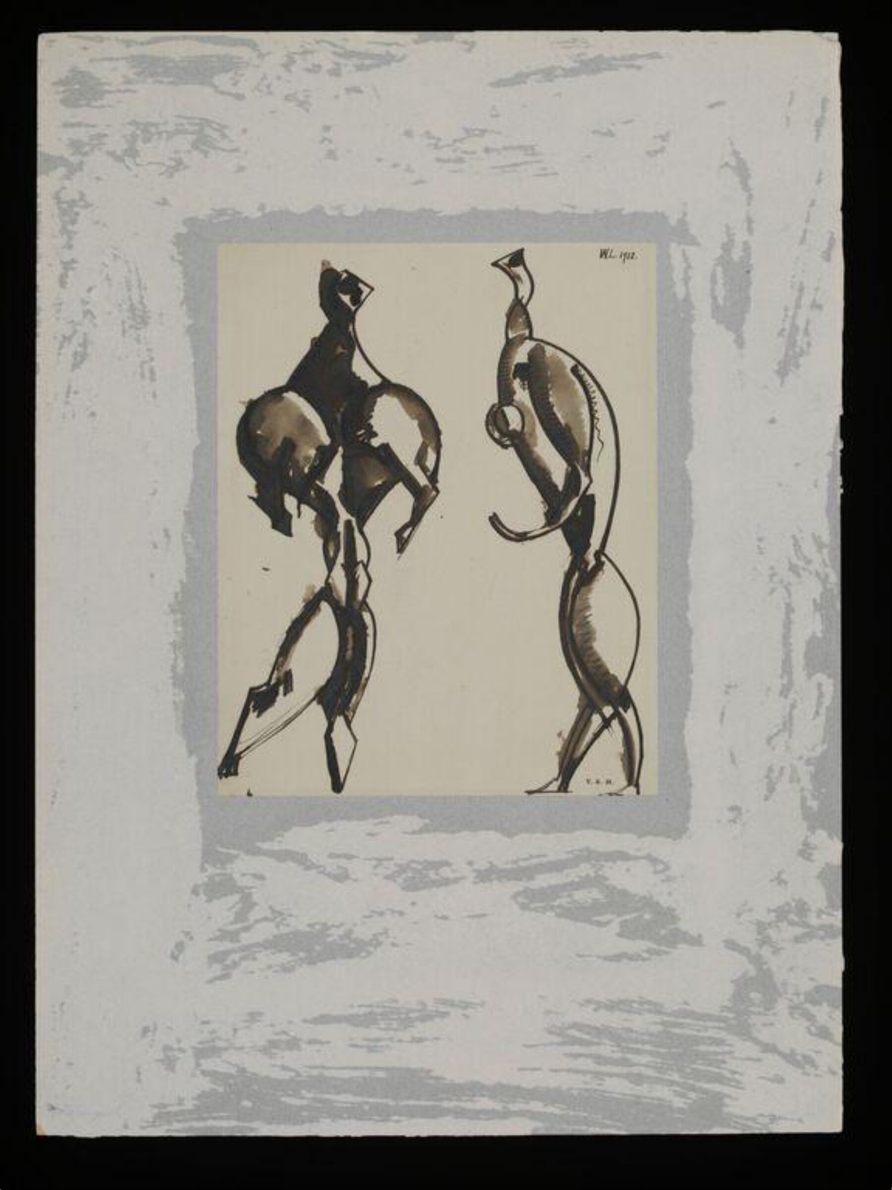 Chickens, Percy Wyndham Lewis, 1912