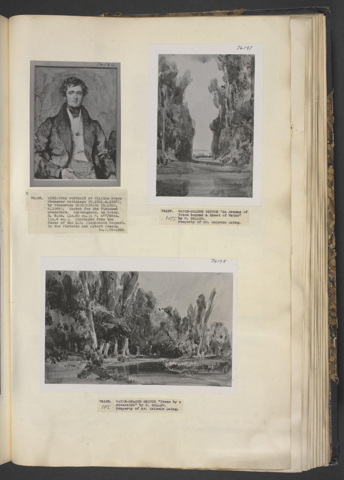 William Henry Ebenezer Pattisson., Frederick Cruickshank, 1832