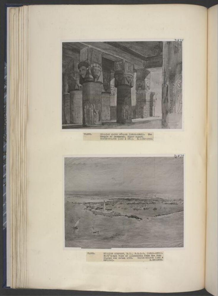 Bird's-Eye View of Alexandria from the Sea | Simpson, William R.I. F.R ...