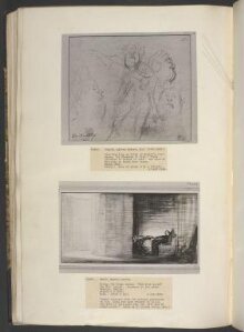 Design for stage Scene: 'The Hour Glass' by W B Yeats. thumbnail 1
