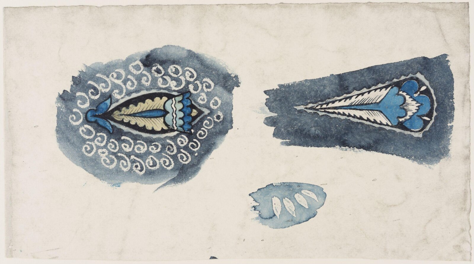 Drawing, William De Morgan, late 19th century