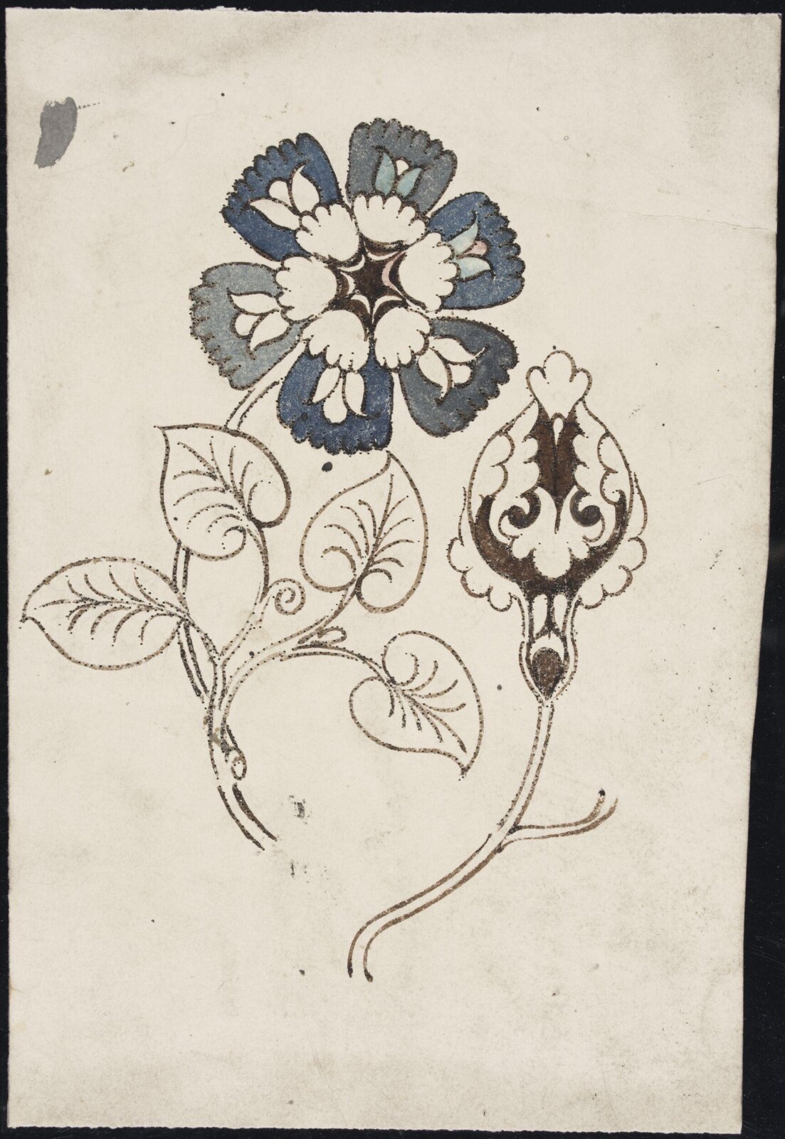 Drawing, William De Morgan, late 19th century