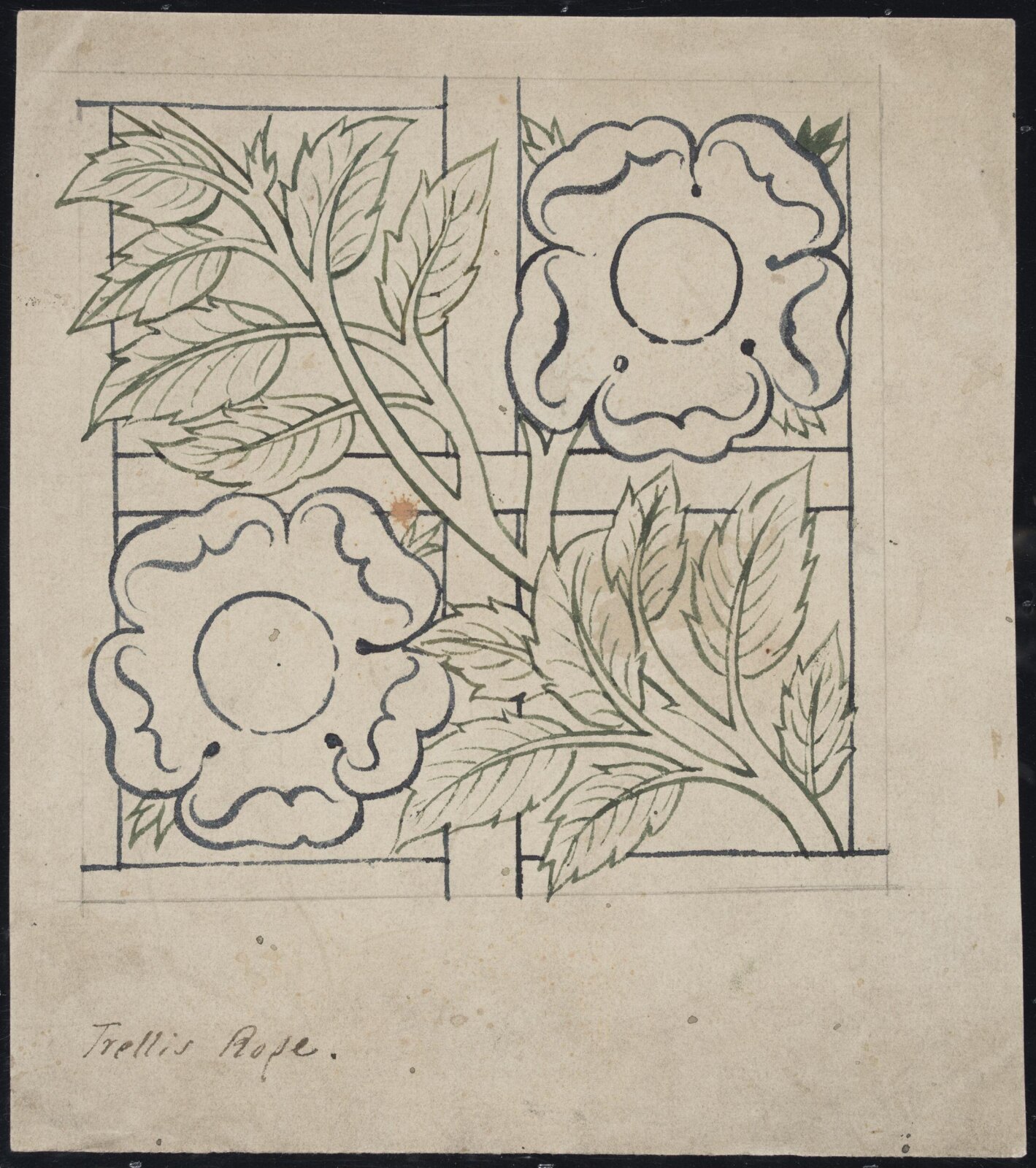 Drawing, William De Morgan, c. 1859-1917