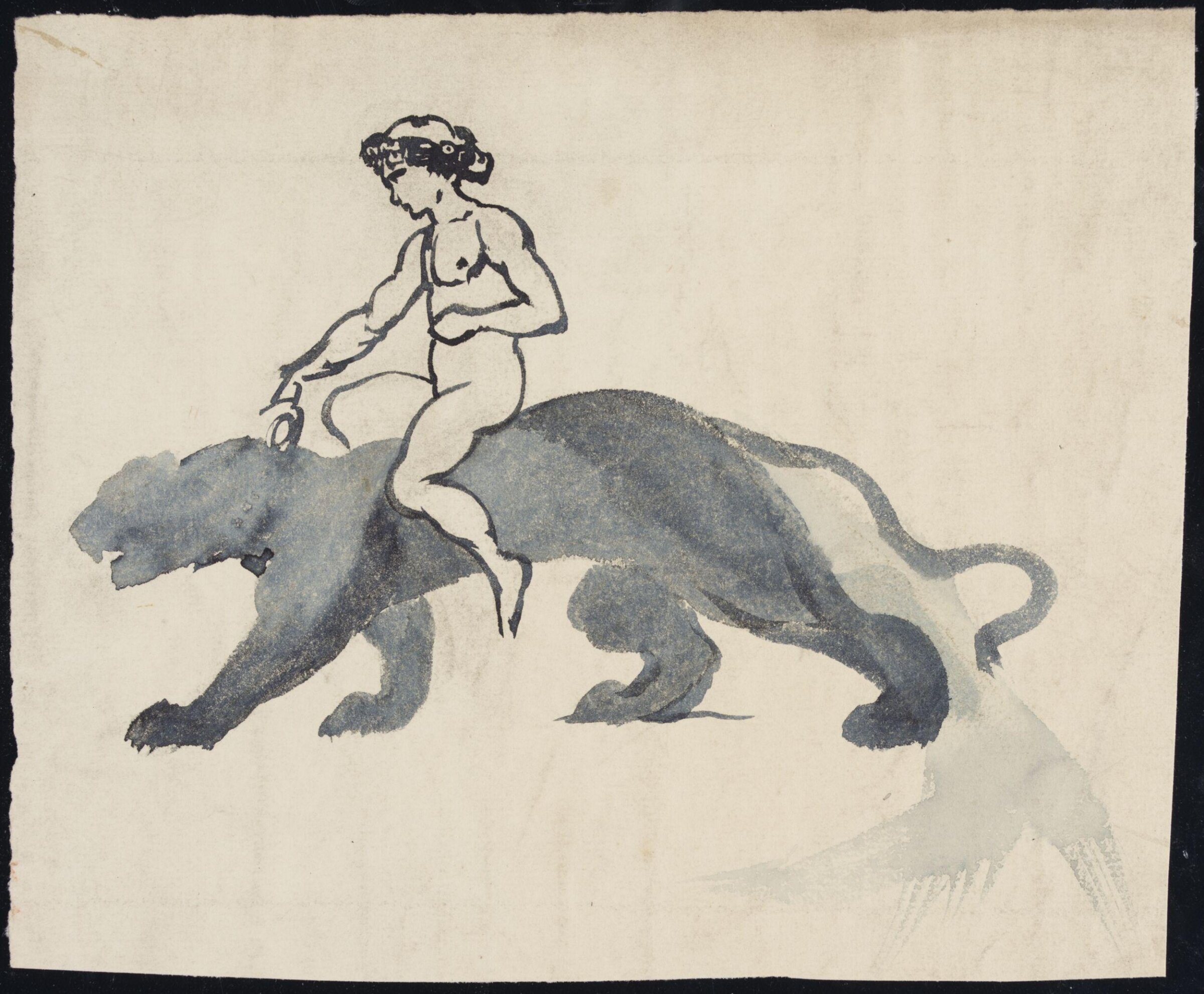 Drawing, William De Morgan, late 19th century