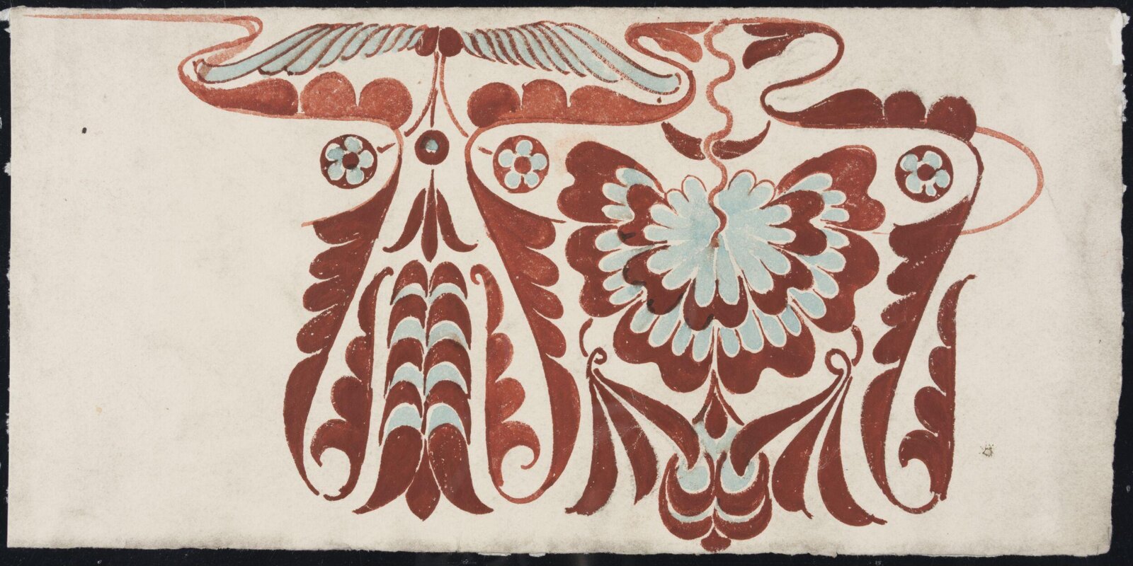 Drawing, William De Morgan, late 19th century