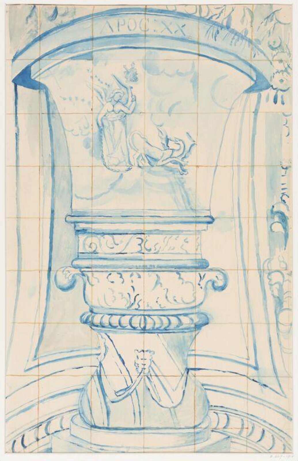 Drawing, F.M. Hornby, c. 1909