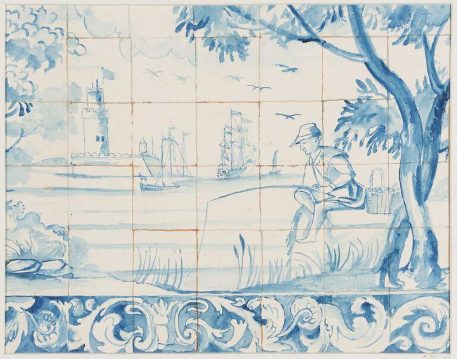 Drawing, F.M. Hornby, c. 1909