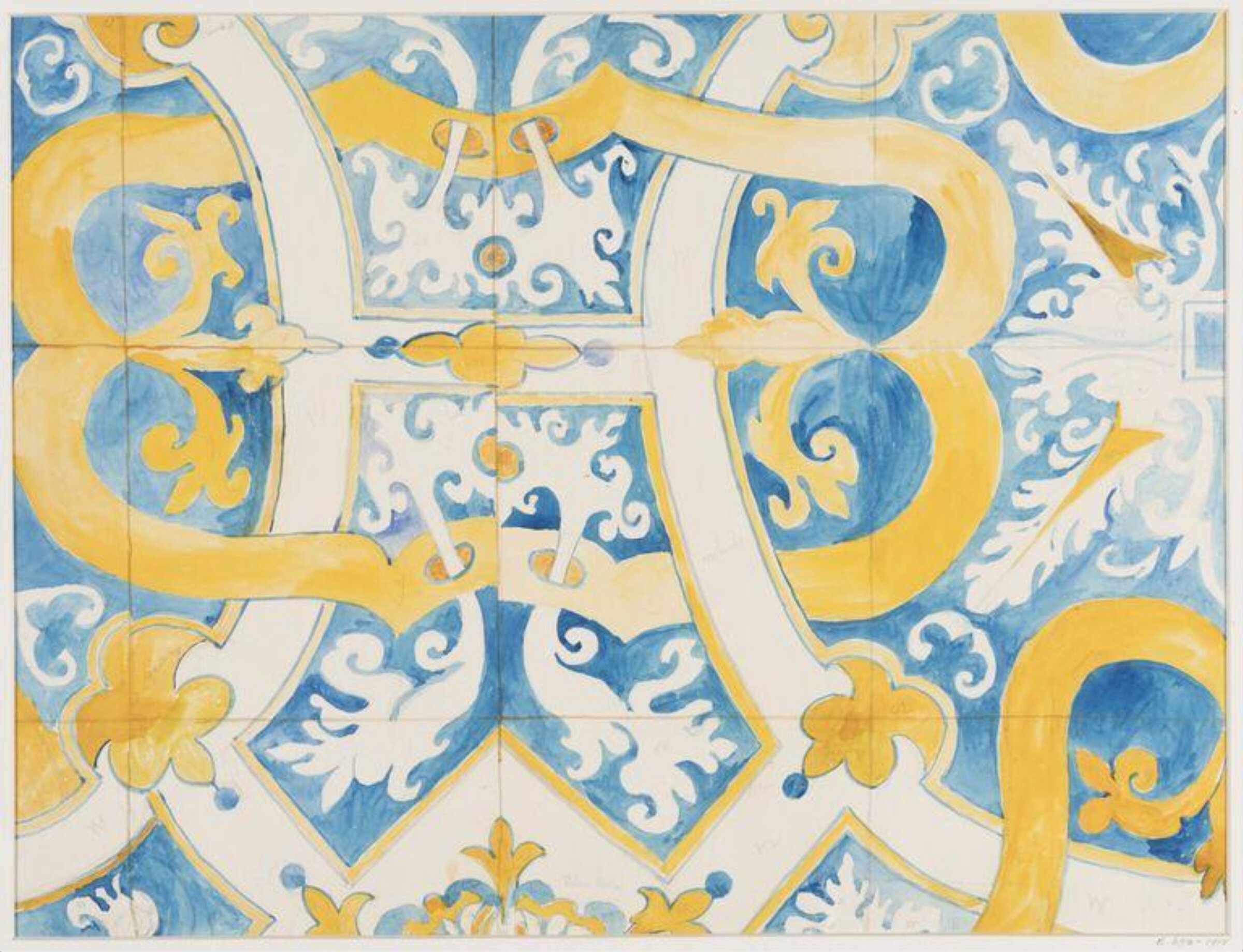 Drawing, F.M. Hornby, c. 1909