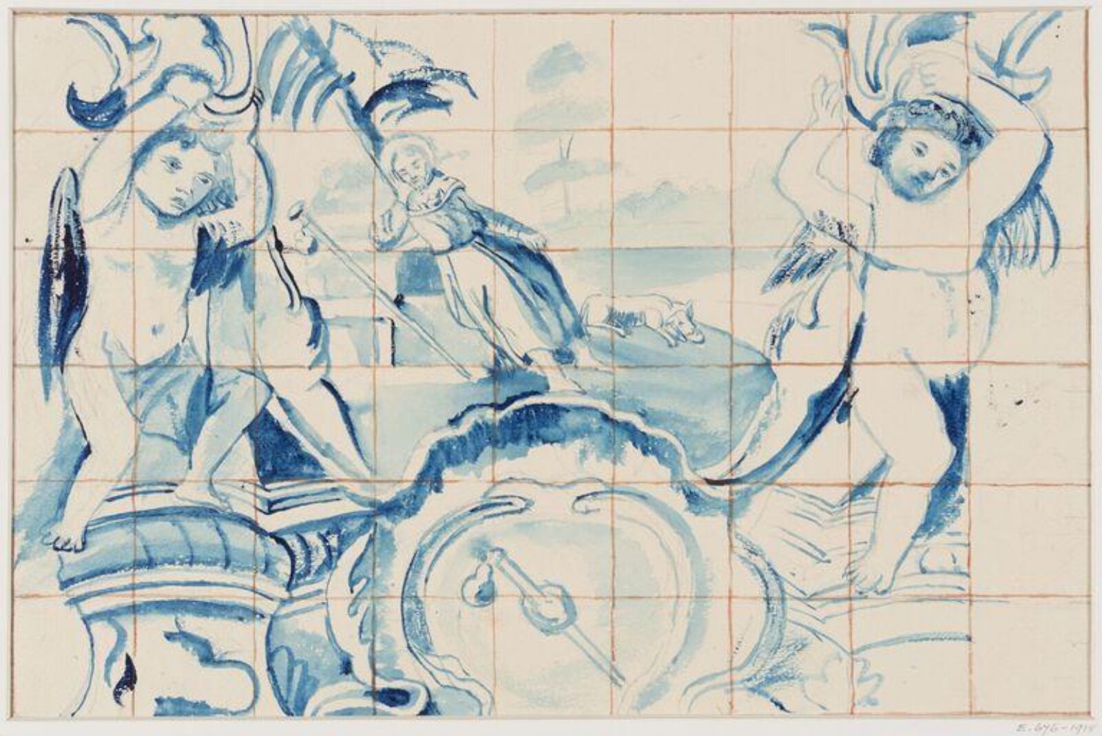 Drawing, F.M. Hornby, c. 1909