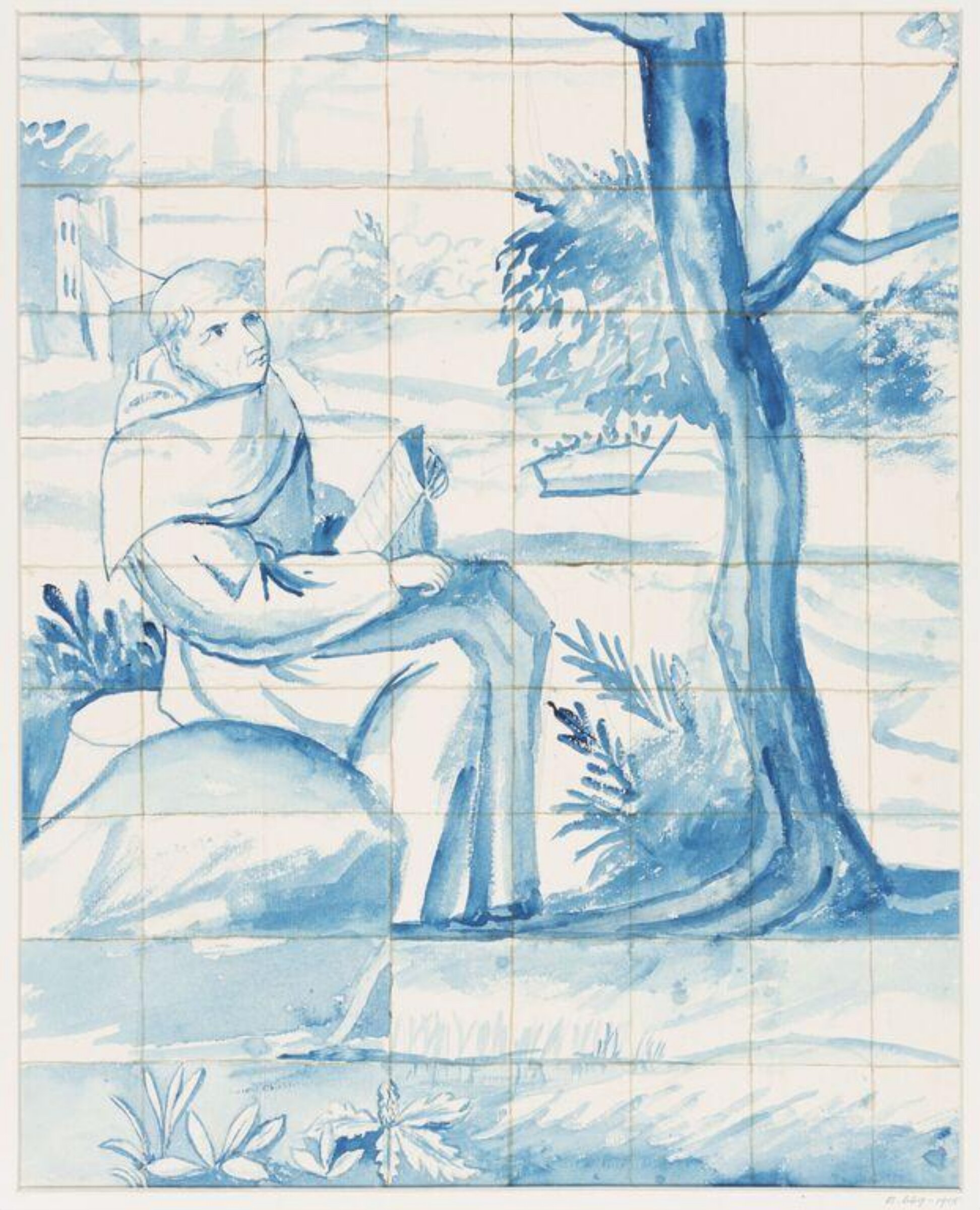 Drawing, F.M. Hornby, c. 1909