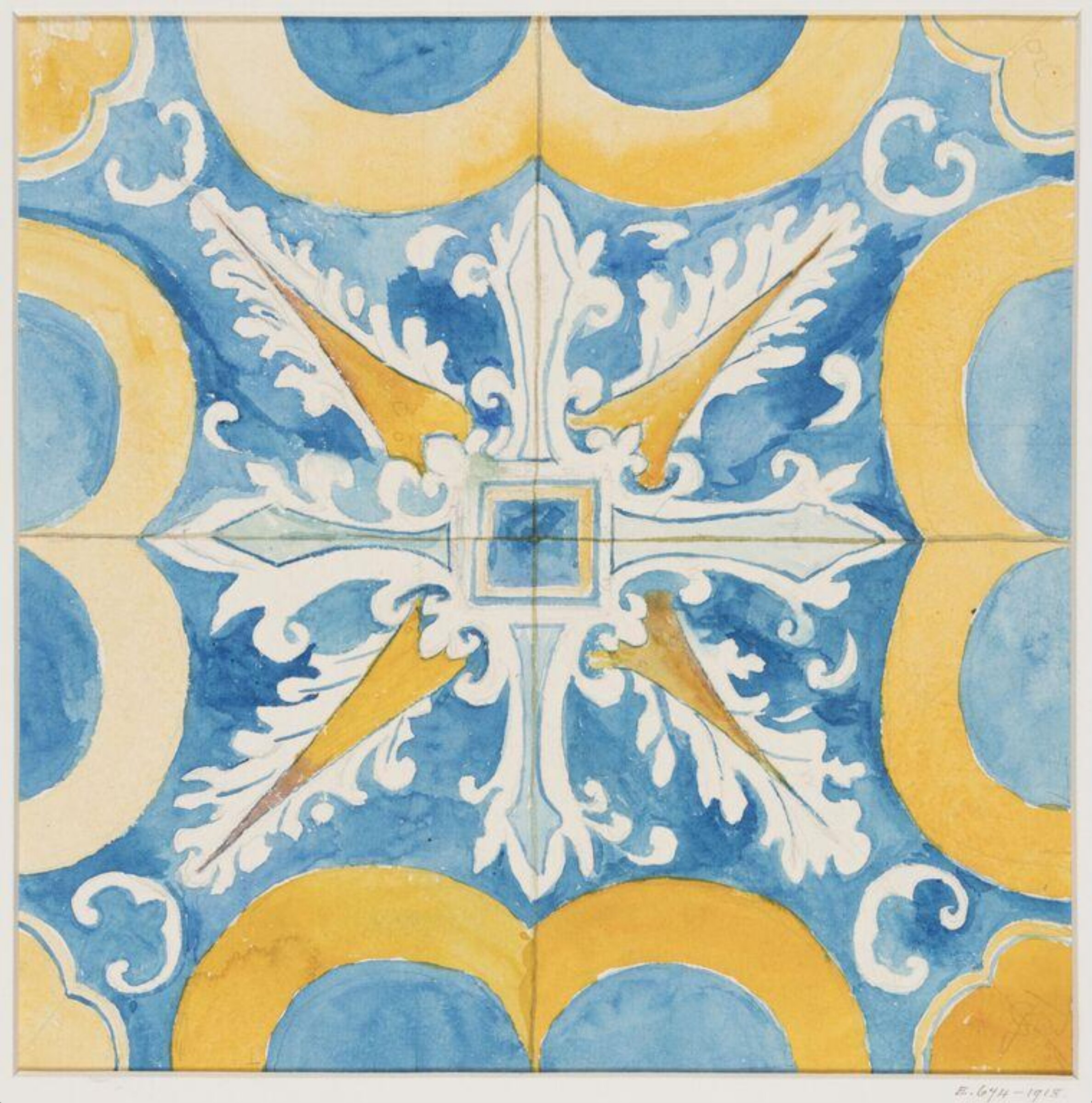 Drawing, F.M. Hornby, c. 1909