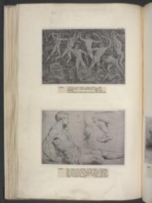Study of the Man Raised from the Dead and Two Studies of Legs in a Kneeling Position, for figures in "Miracles of St Francis Xavier" thumbnail 1
